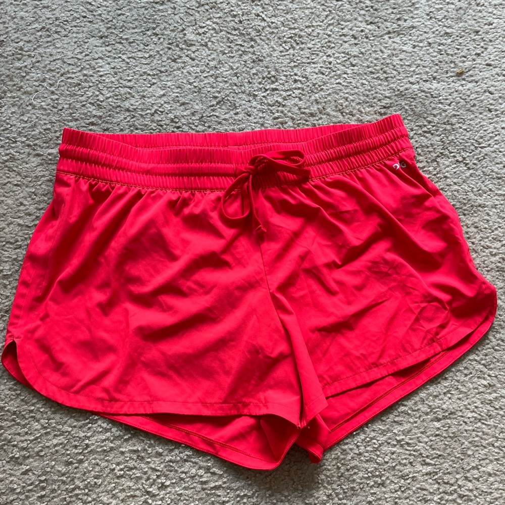 Neon athletic shorts